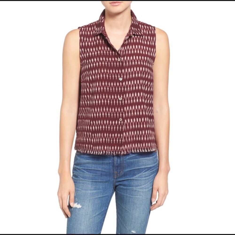 MADEWELL | Moment Button Down Shirt in Ikat Tribal